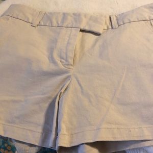 Loft tan shorts size 4